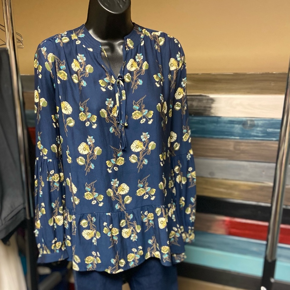 Falls creek boho floral tunic